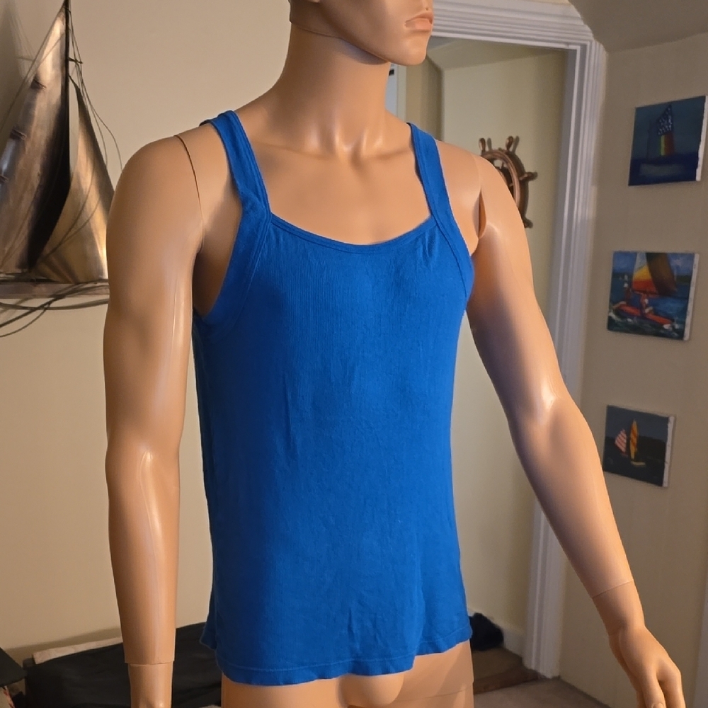 Men's Blue Papi Tank Top